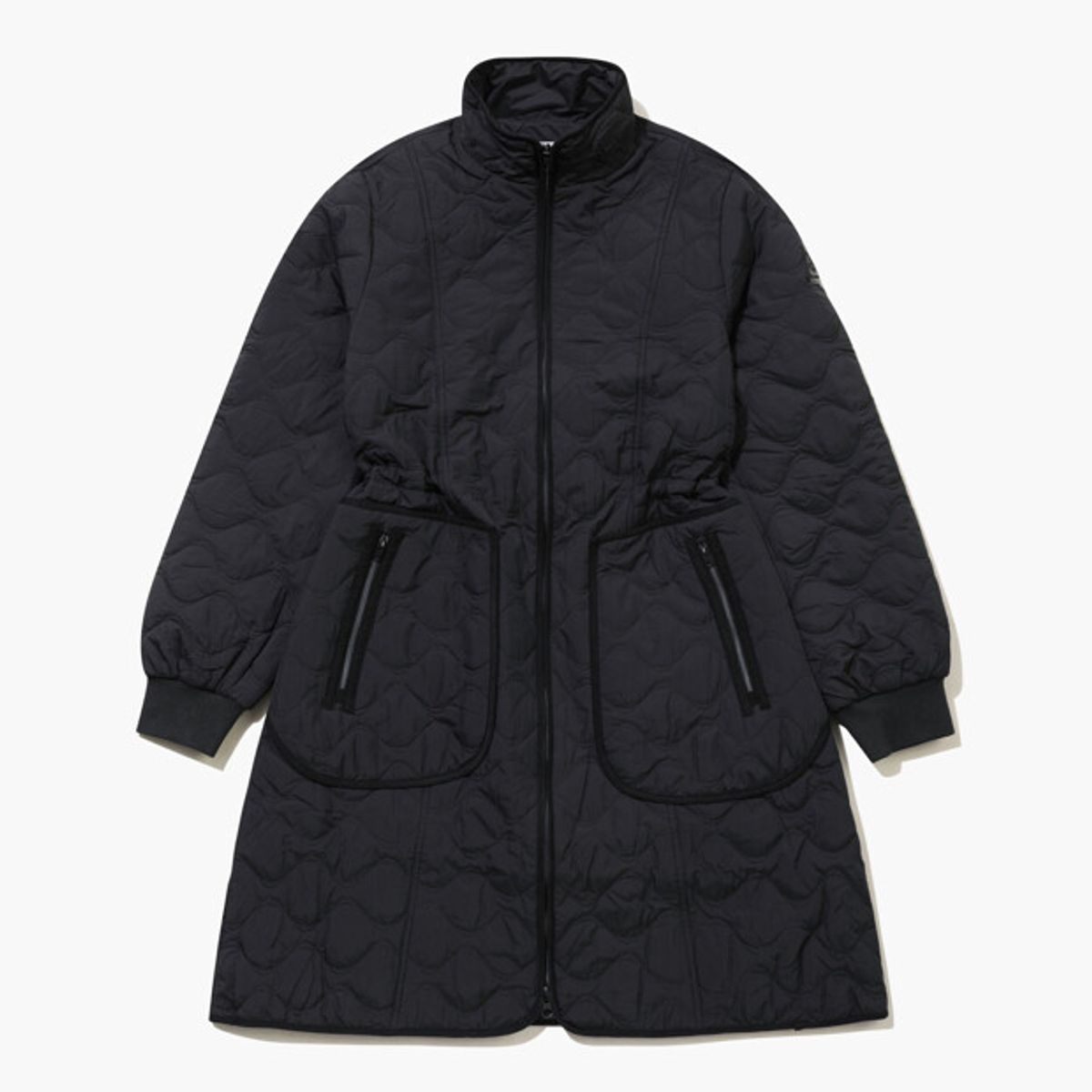 르꼬끄 골프(LECOQ GOLF) 여성 퀼팅 패딩 풀집업 원피스 _BLCK GQ322LOP92