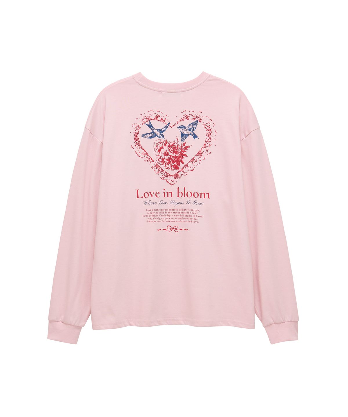 판도라핏(PANDORAFIT) Love Bloom T-Shirt (light pink)