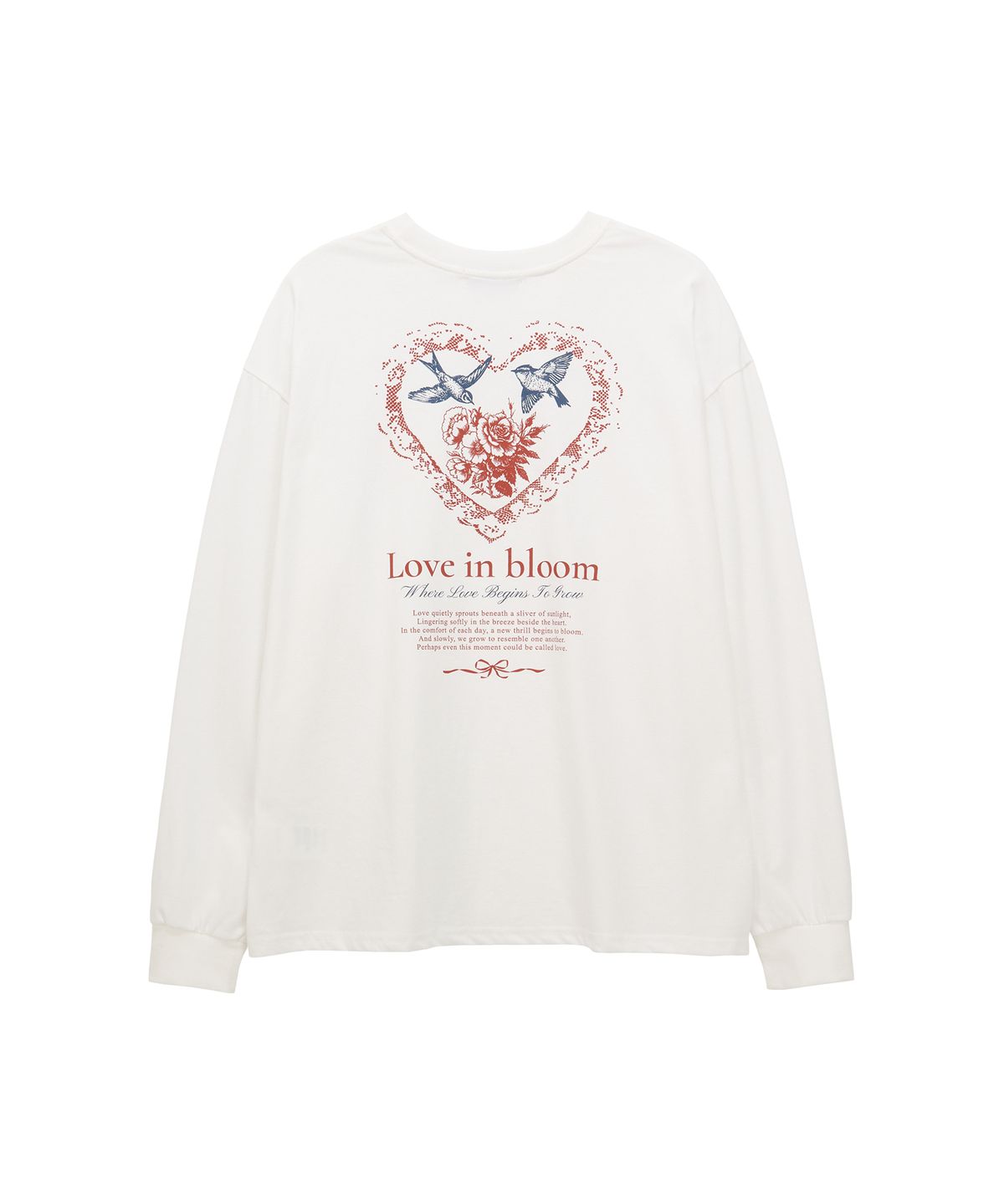 판도라핏(PANDORAFIT) Love Bloom T-Shirt (ivory)
