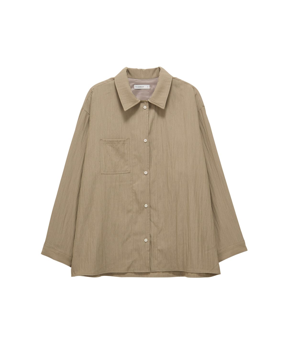 판도라핏(PANDORAFIT) Relaxed Button Shirt (brown)