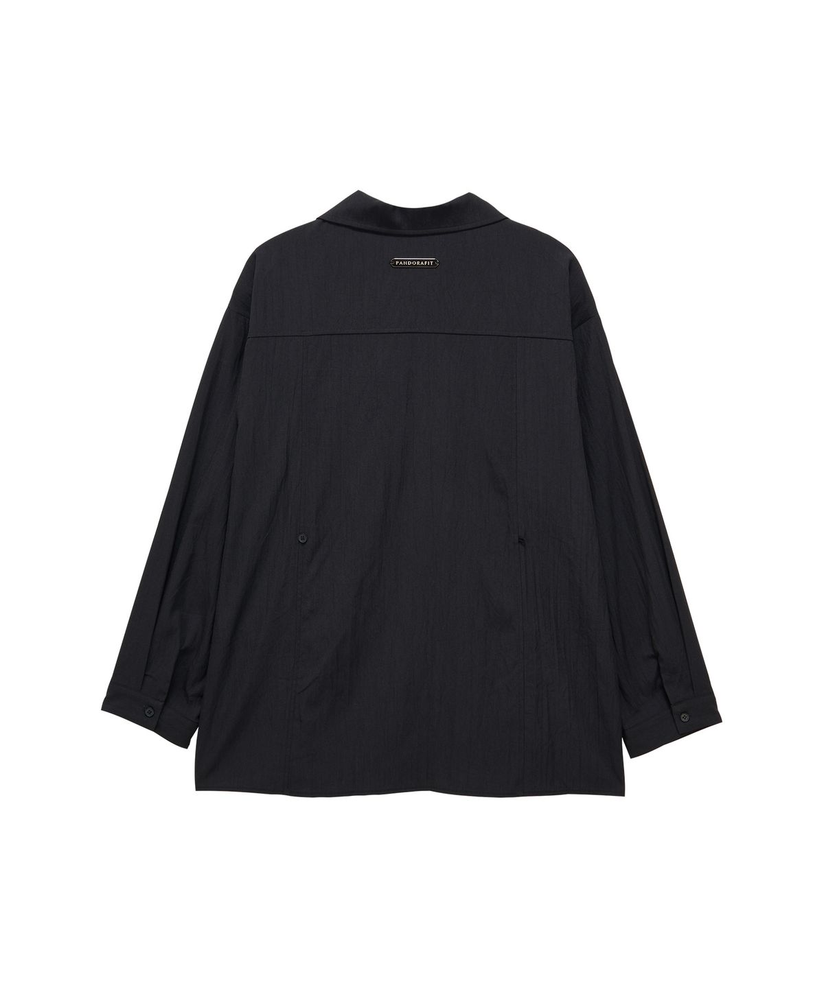 판도라핏(PANDORAFIT) Relaxed Button Shirt (black)