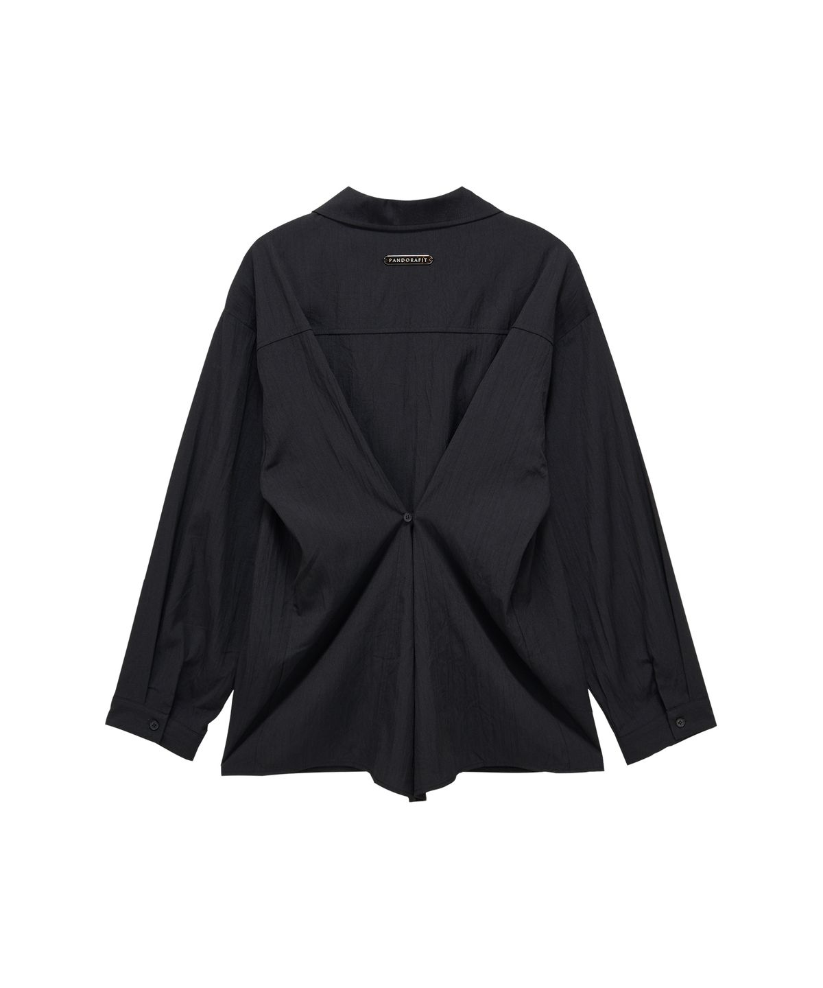 판도라핏(PANDORAFIT) Relaxed Button Shirt (black)