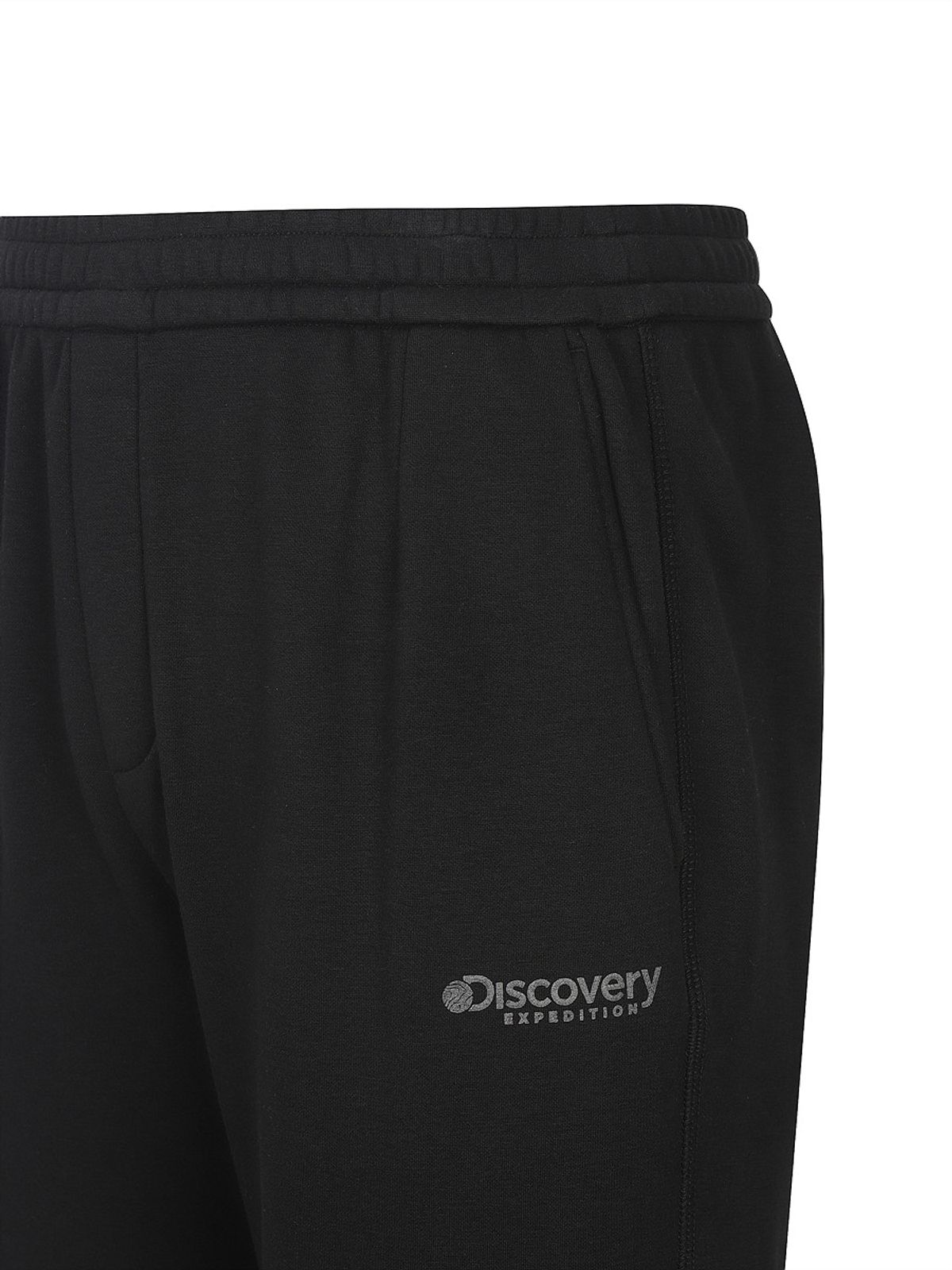디스커버리 익스페디션(DISCOVERY EXPEDITION) 소로나히트 기모 와이드핏 트레이닝 팬츠 (BLACK)