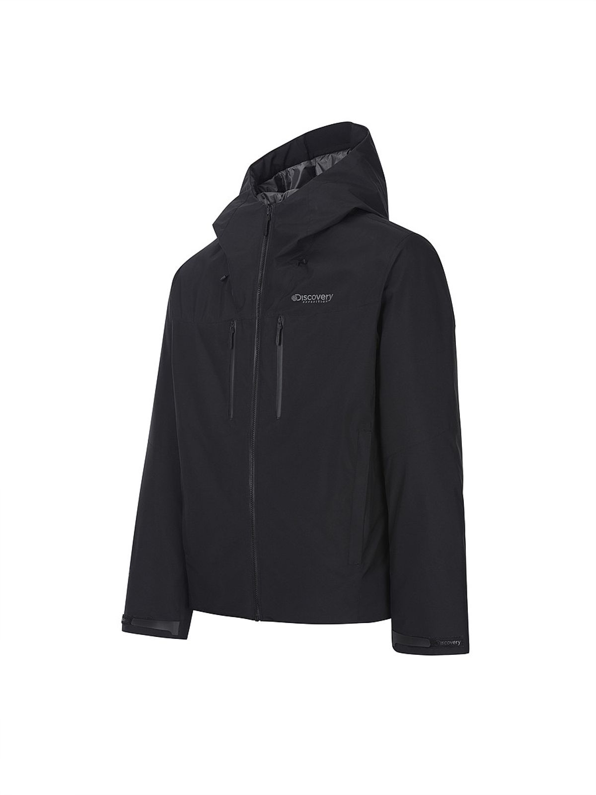 디스커버리 익스페디션(DISCOVERY EXPEDITION) 남성 베르겐 고어 윈드스토퍼 구스다운 경량패딩 (BLACK)
