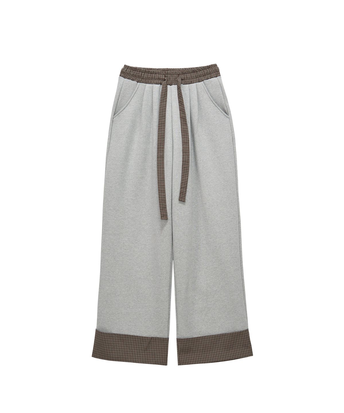판도라핏(PANDORAFIT) Roll-up Banding Pants (melange gray)