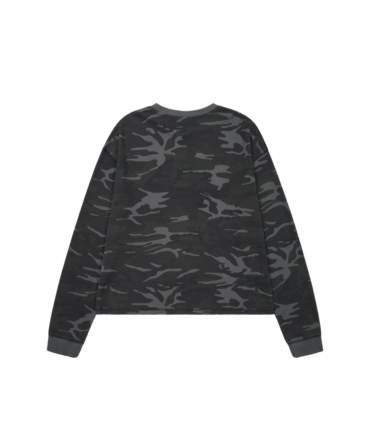 아캄(AAKAM) Waffle Camouflage Long Sleeve (Gray)