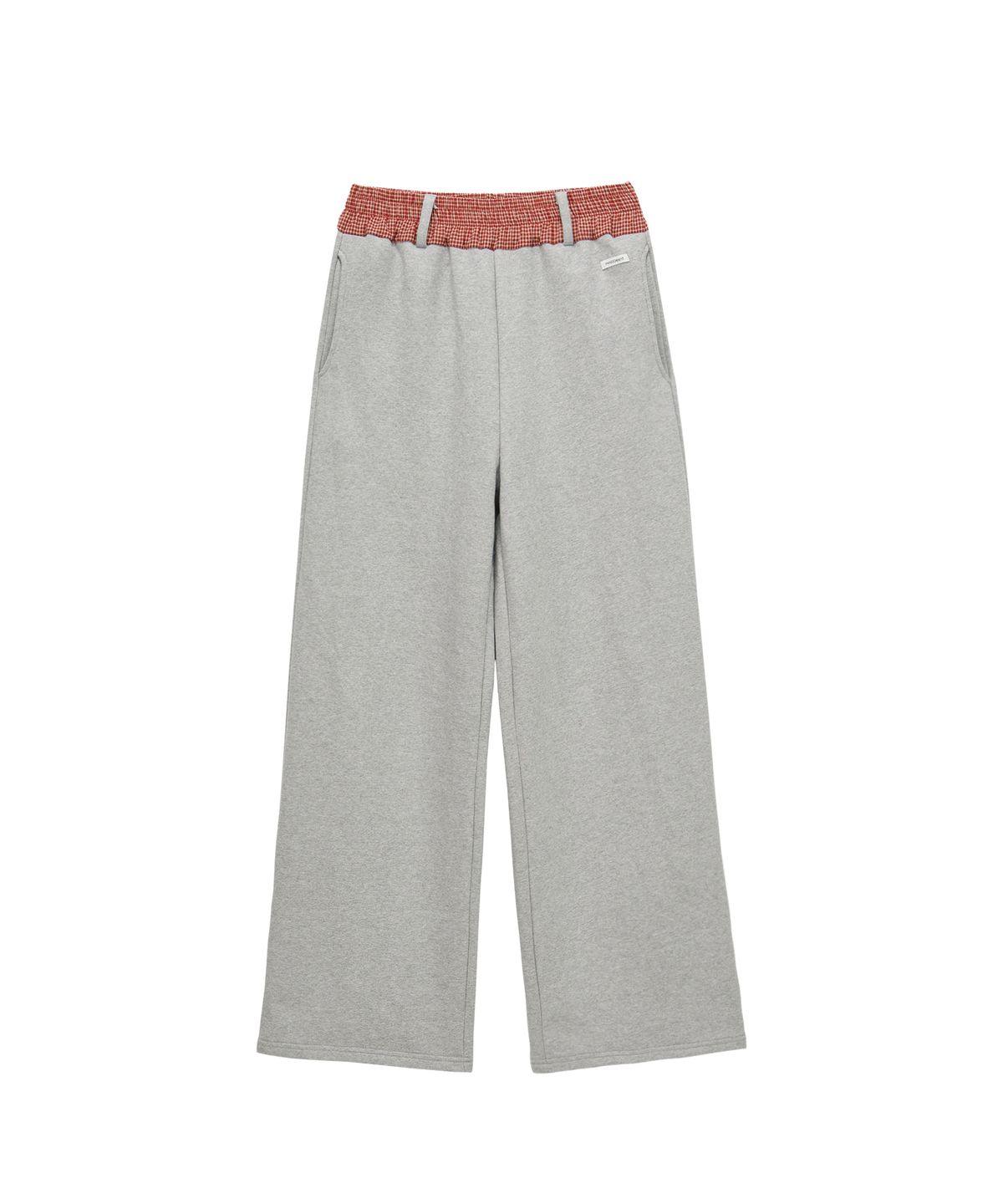 판도라핏(PANDORAFIT) Check Banding Pants (melange gray)