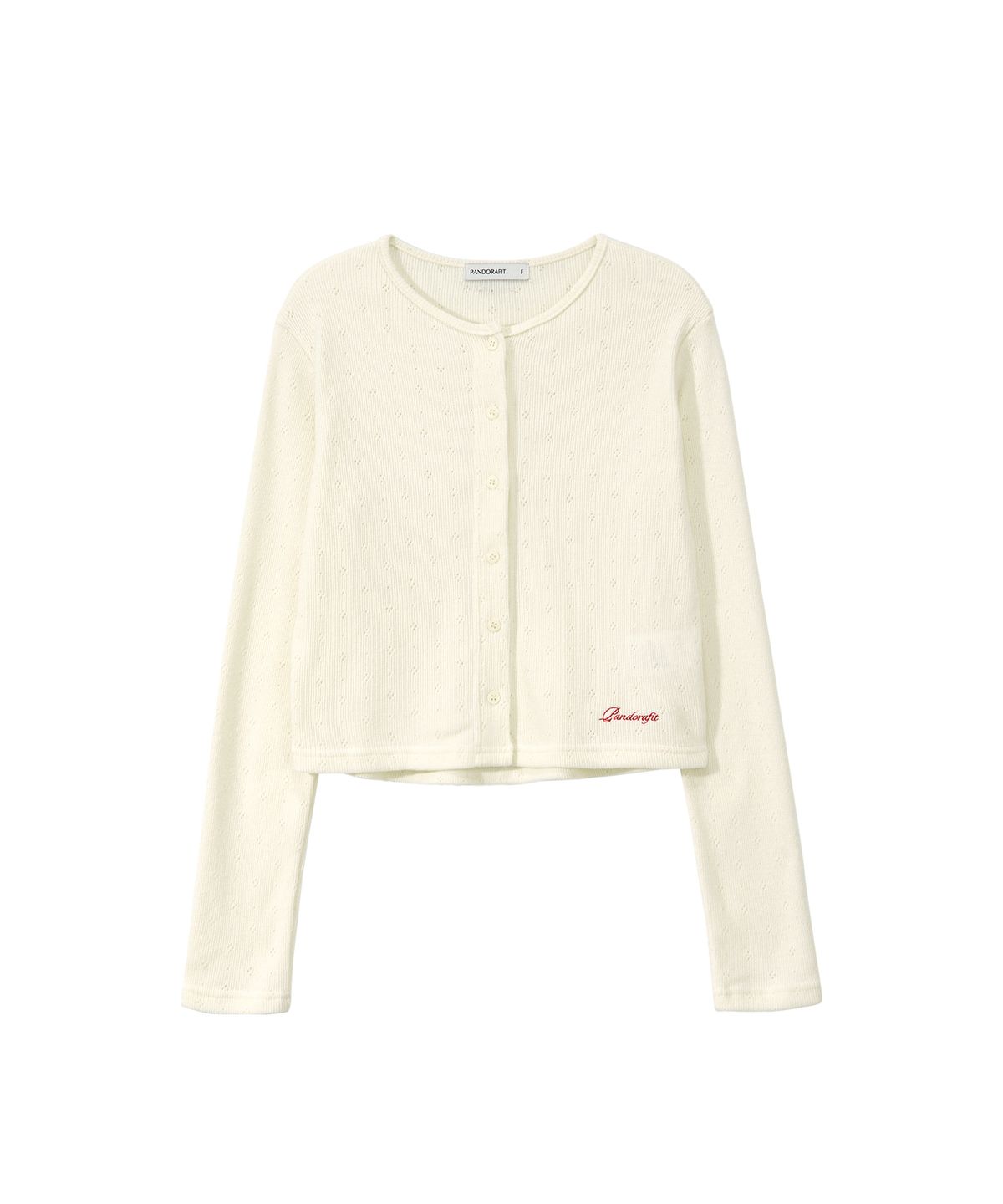 판도라핏(PANDORAFIT) Punching Cardigan (ivory)