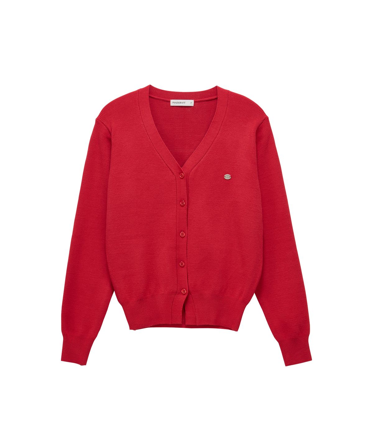 판도라핏(PANDORAFIT) Melly V-neck Cardigan (red)