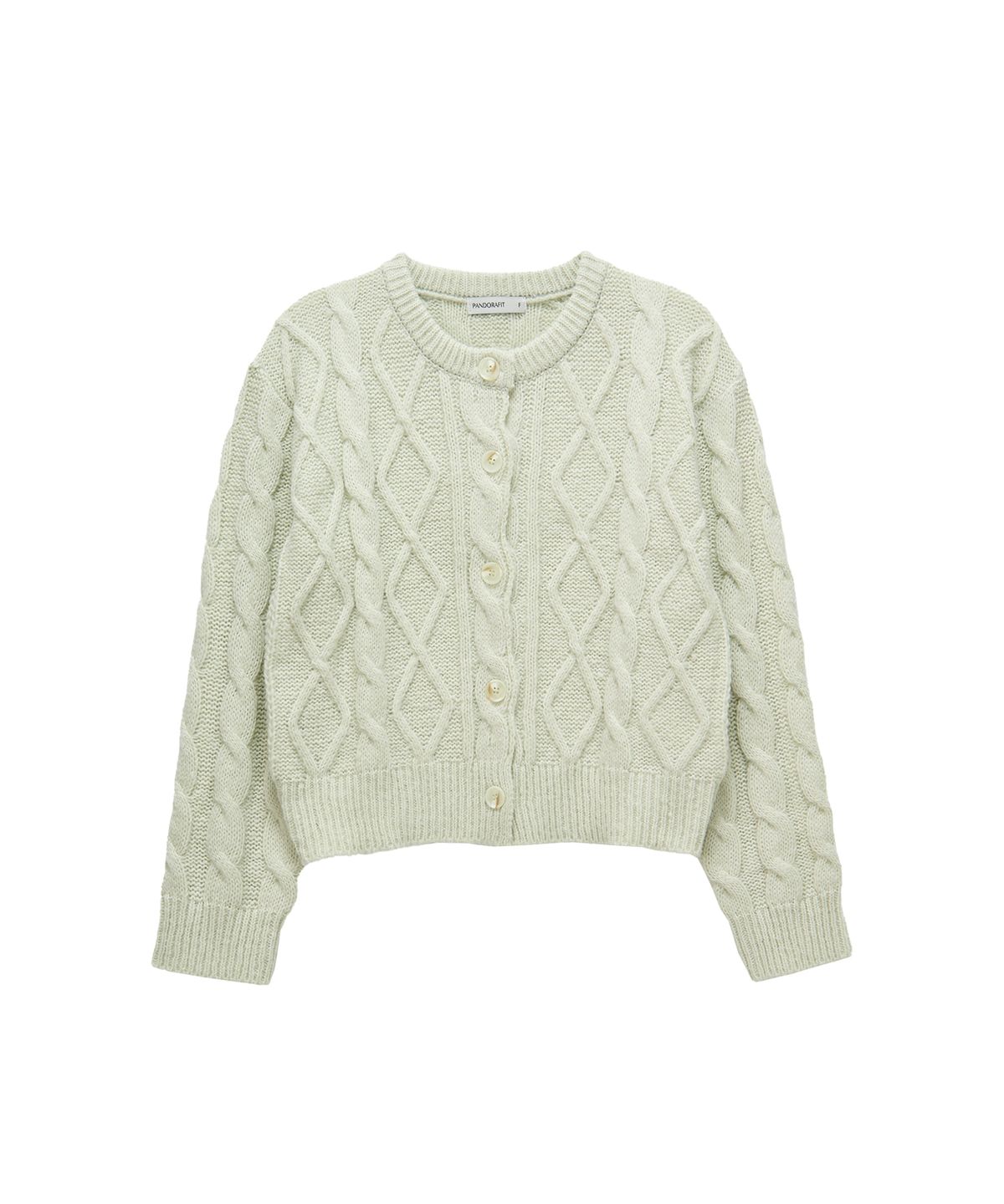 판도라핏(PANDORAFIT) Star Cable Cardigan (mint)