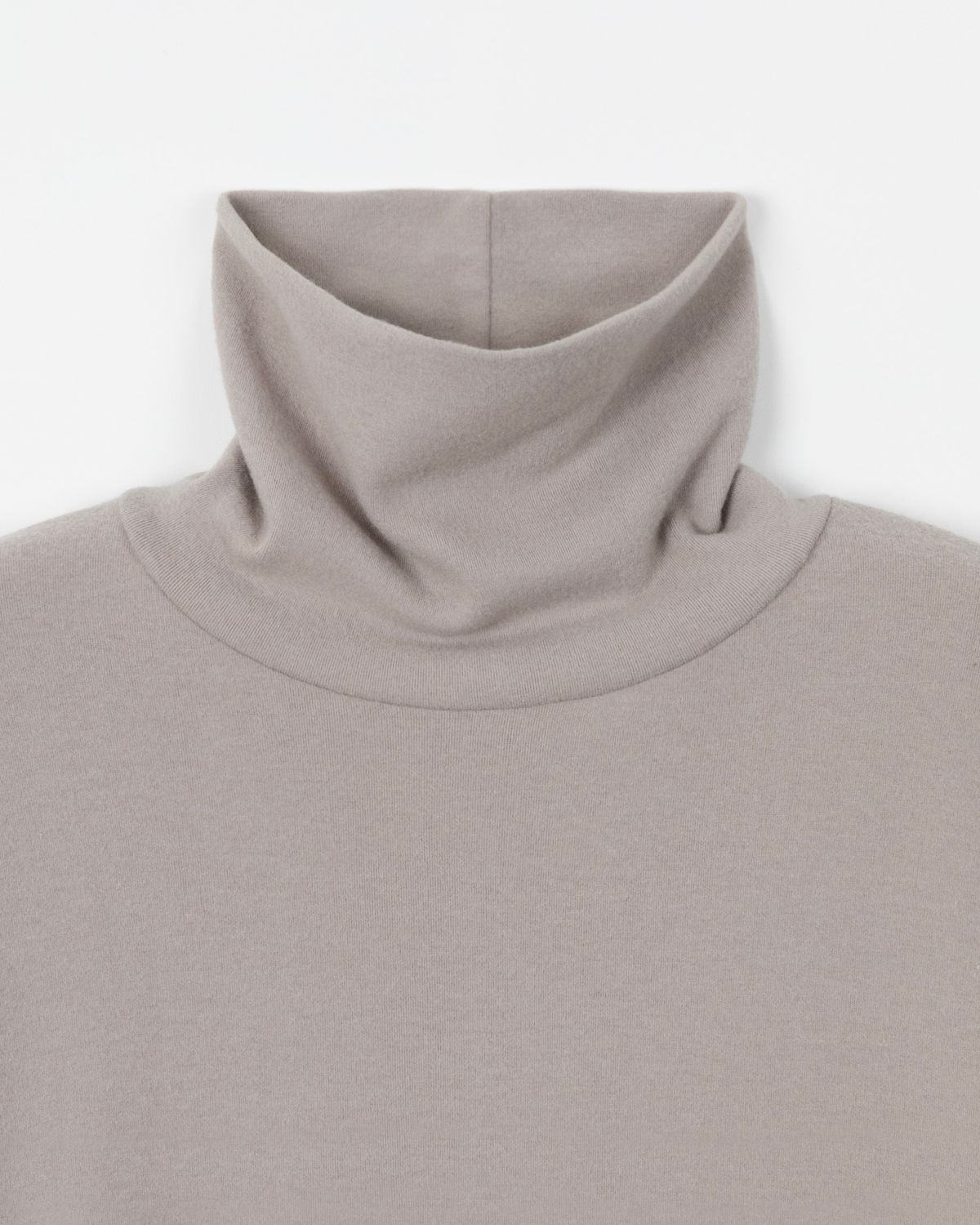 디앤드퀘스천(THEENDQUESTION) Warm turtleneck T-shirt / GRAY