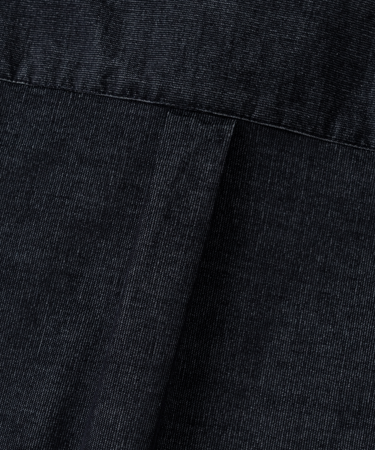 넌블랭크(NONBLANK) 코듀로이 데님 셔츠_BLUE BLACK