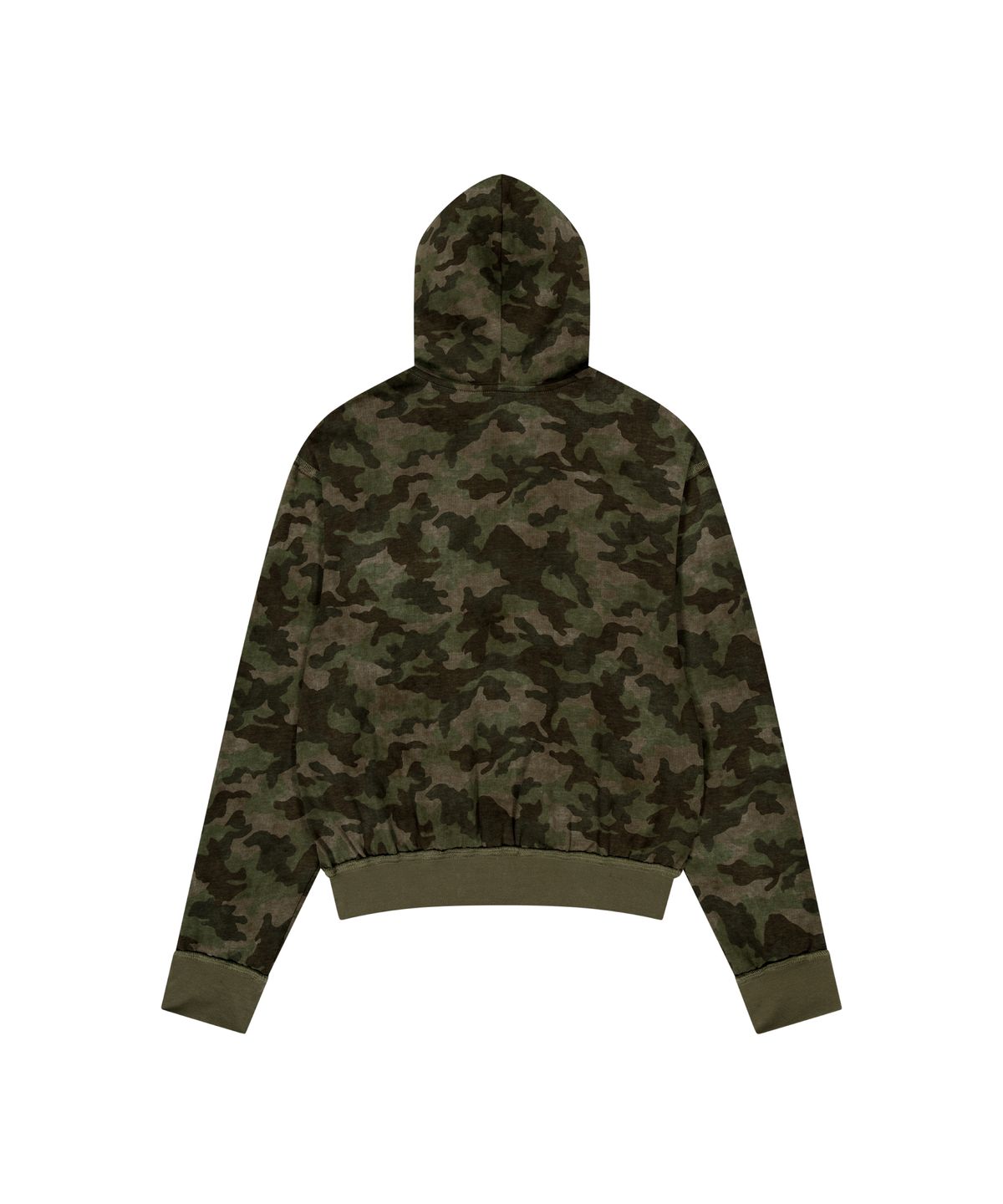 아캄(AAKAM) Basic Logo Camouflage Zip-Up Hoodie (Khaki)