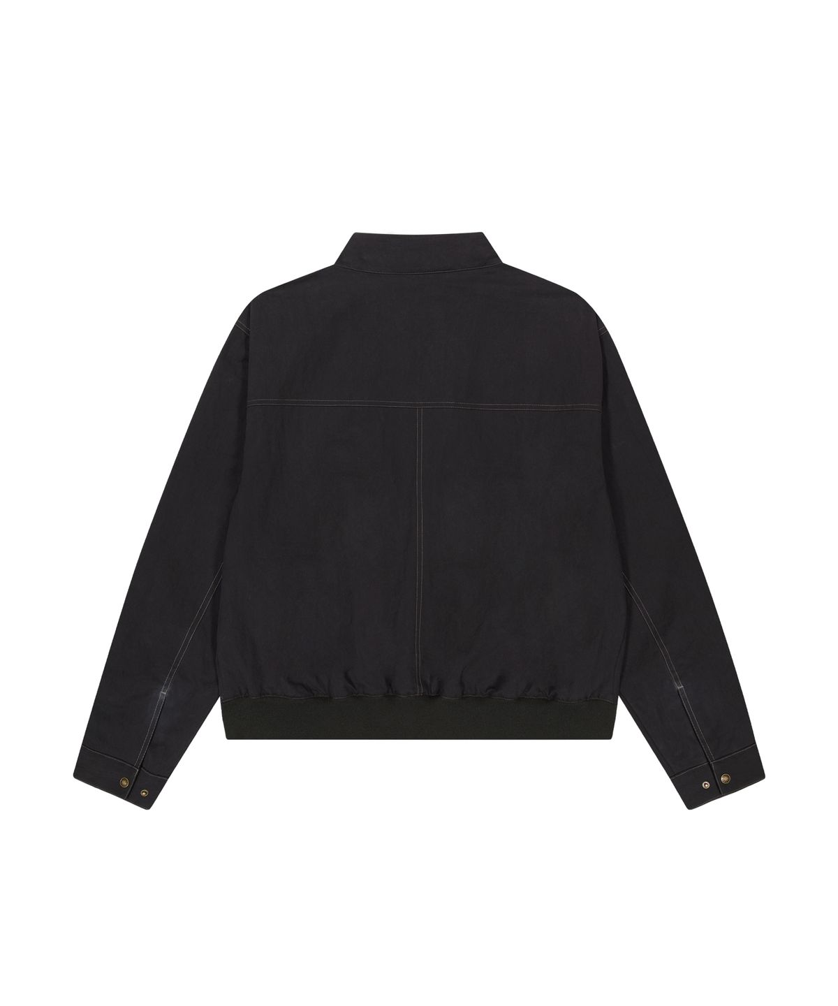 아캄(AAKAM) Zippered High Neck Jacket (Black)