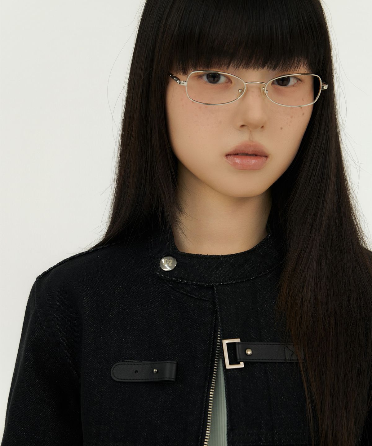 미레코(MIRECO) NON-FADE DENIM BUCKLE JK
