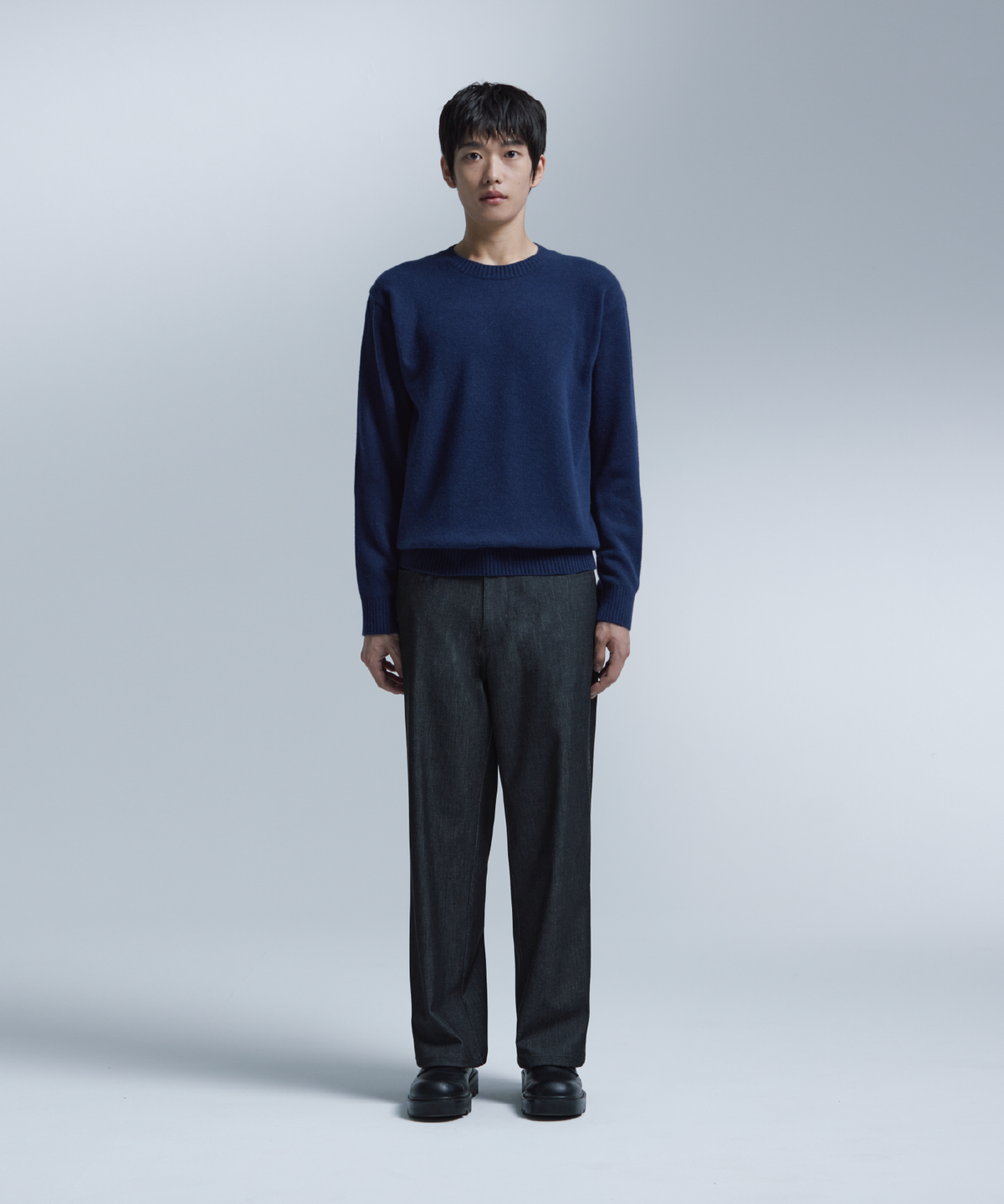 넌블랭크(NONBLANK) 데일리 울 캐시미어 크루넥 니트_3 COL