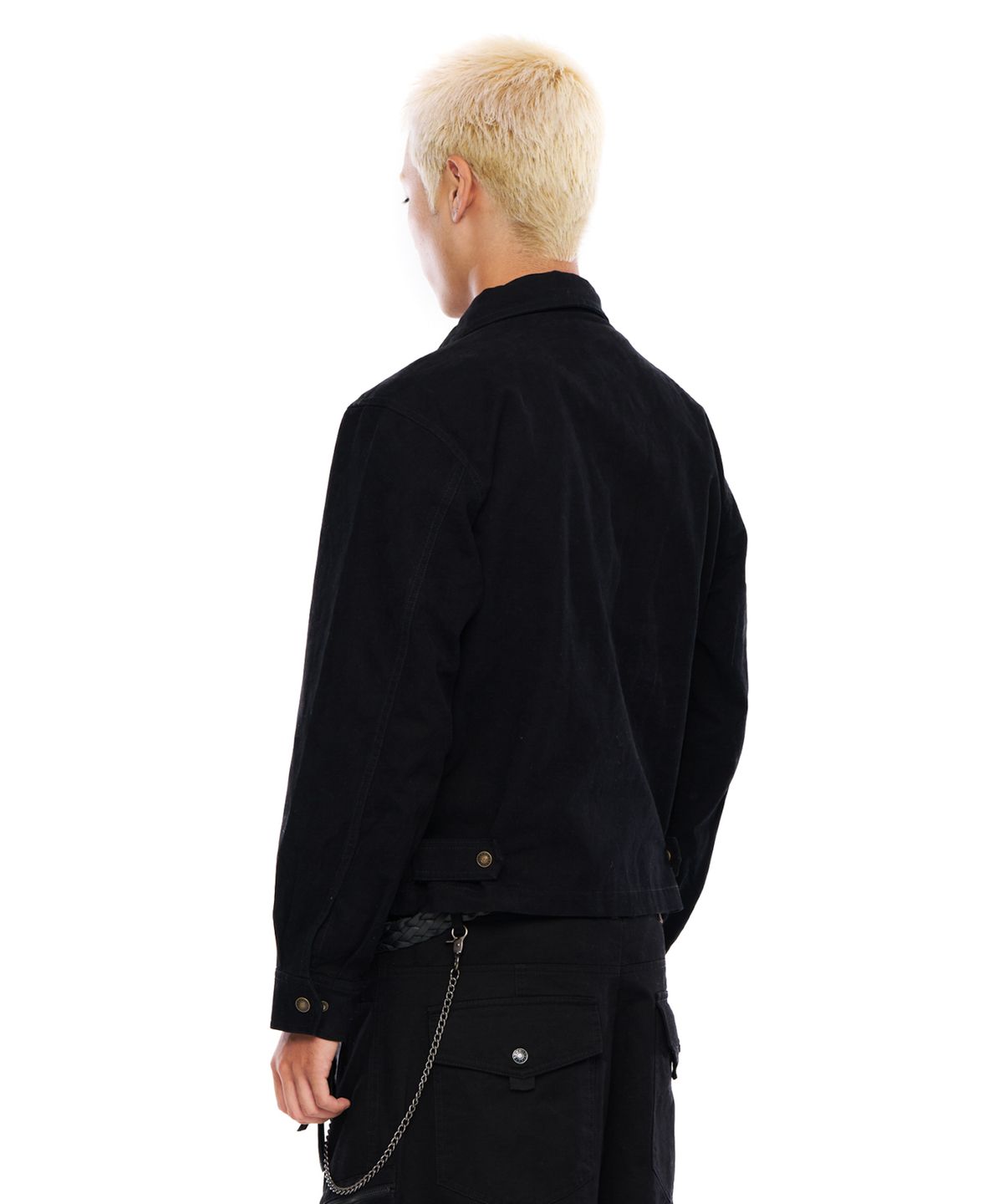 아캄(AAKAM) Cotton Utility Jacket (Black)