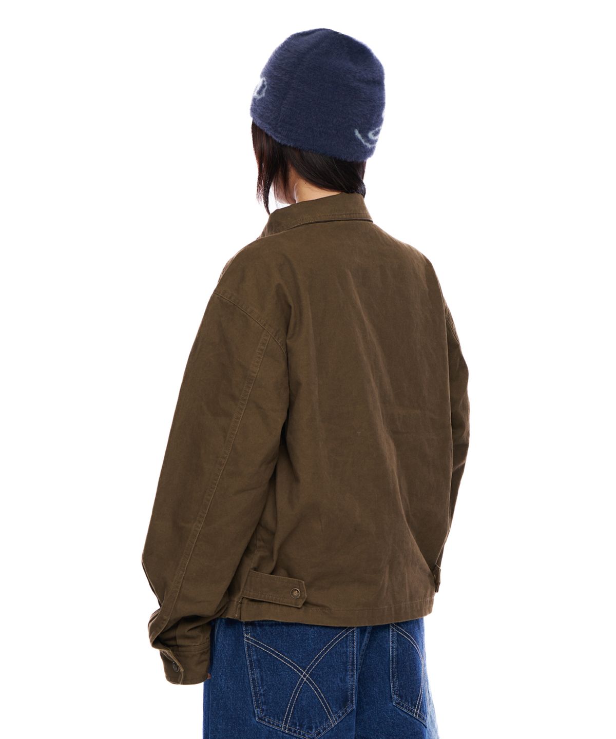 아캄(AAKAM) Cotton Utility Jacket (Brown)