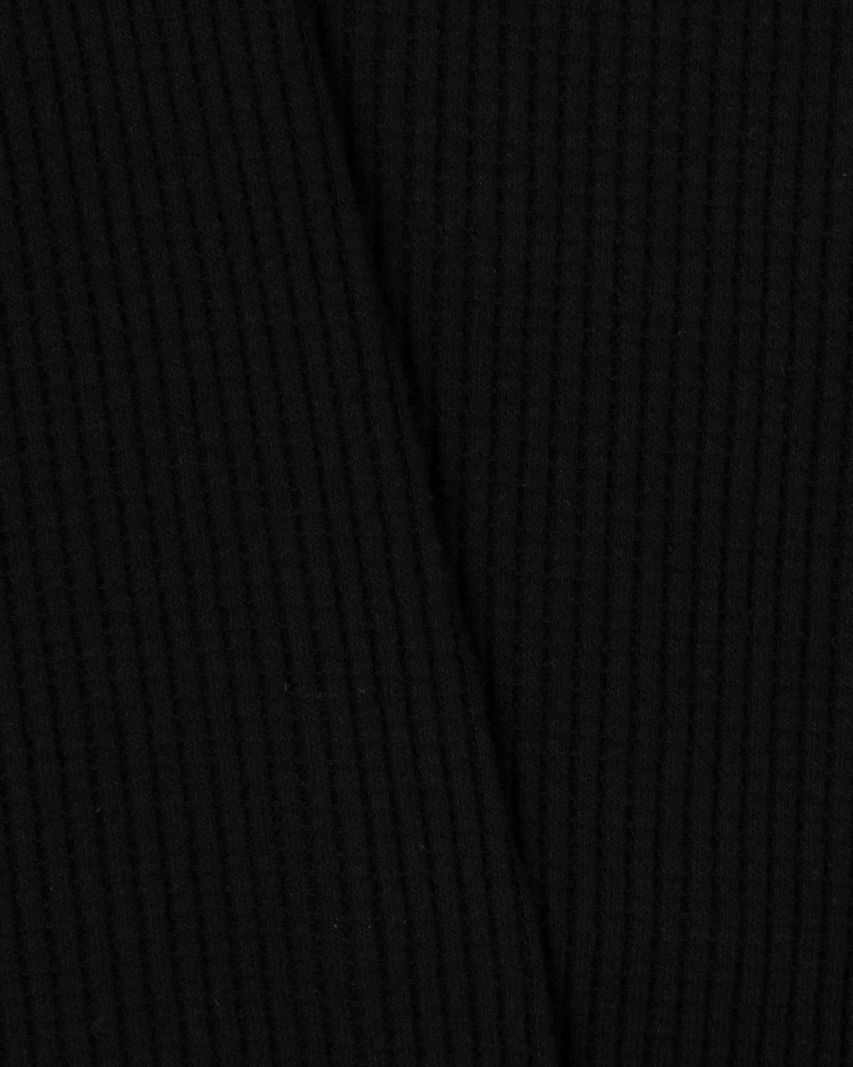 디앤드퀘스천(THEENDQUESTION) Waffle crewneck T-shirt / BLACK