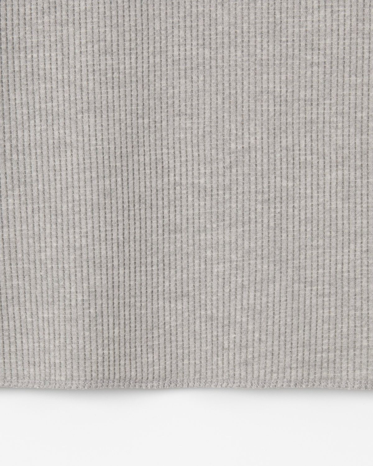 디앤드퀘스천(THEENDQUESTION) Waffle crewneck T-shirt / GRAY