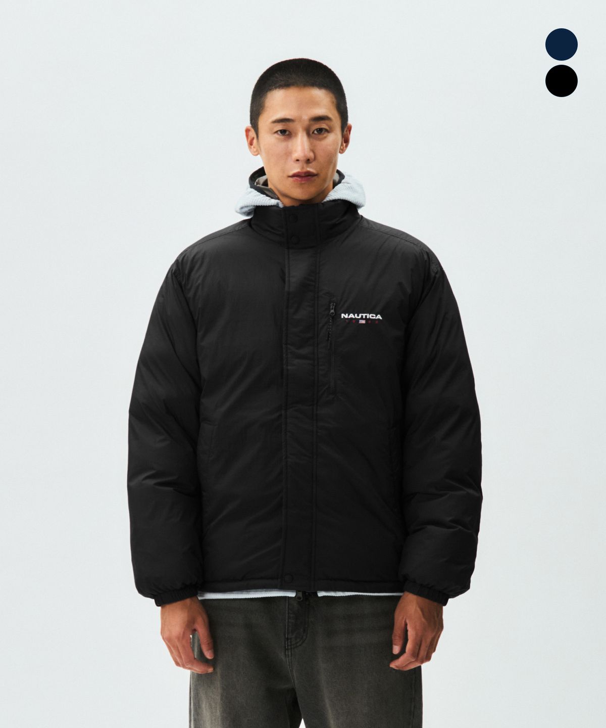 노티카(NAUTICA) 83플래그 리버시블 요트 다운 파카 NDW1095