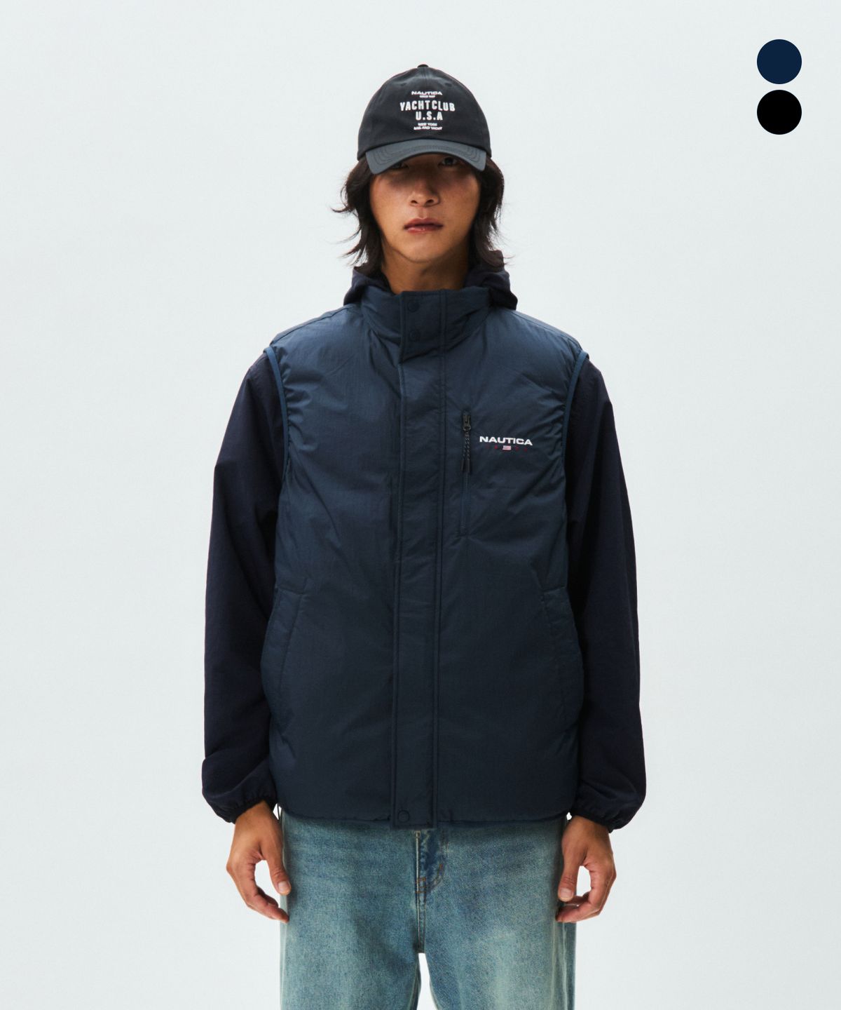 노티카(NAUTICA) 83플래그 리버시블 요트 다운 베스트 NDW1105