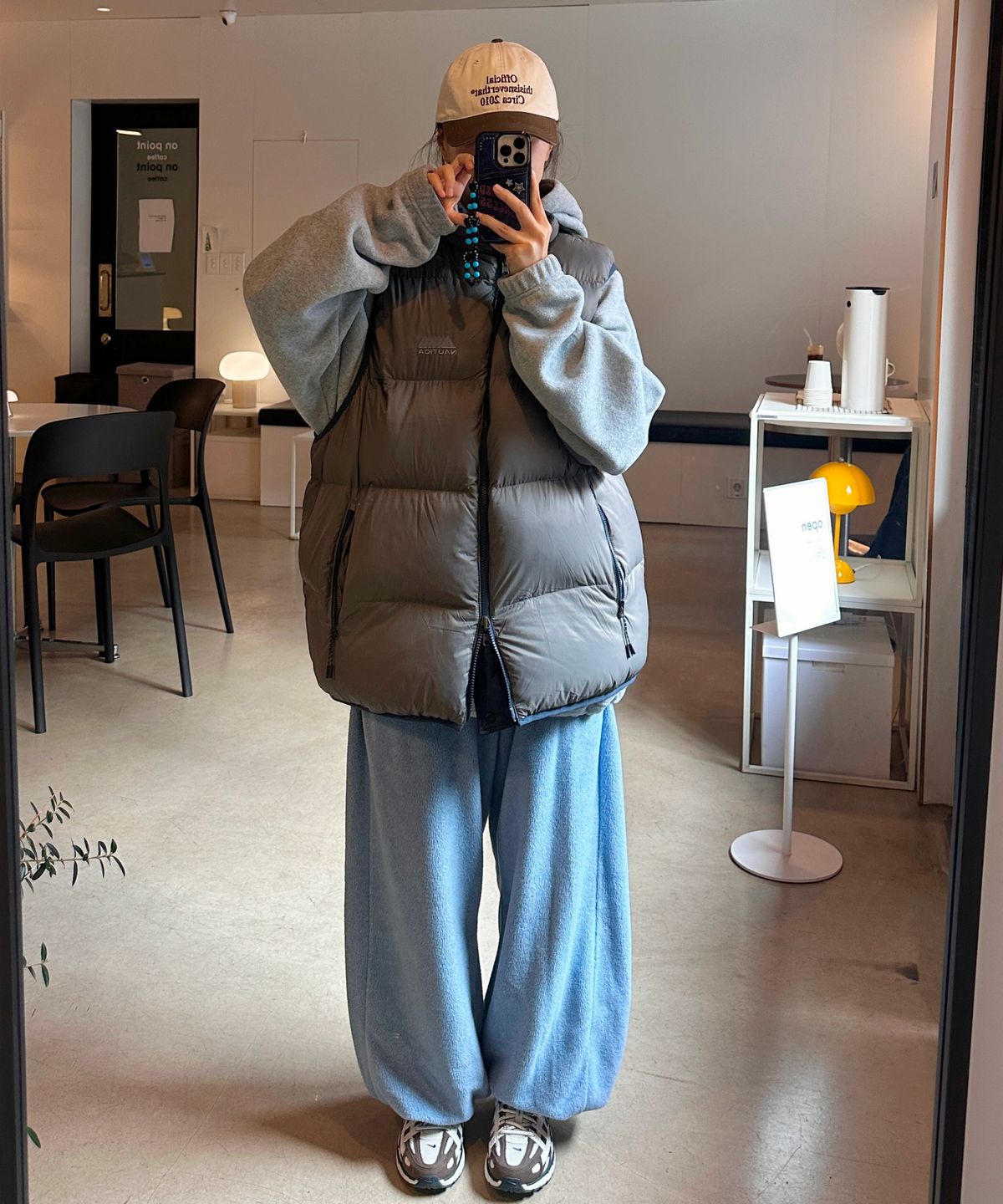 노티카(NAUTICA) 83플래그 리버시블 요트 다운 베스트 NDW1105
