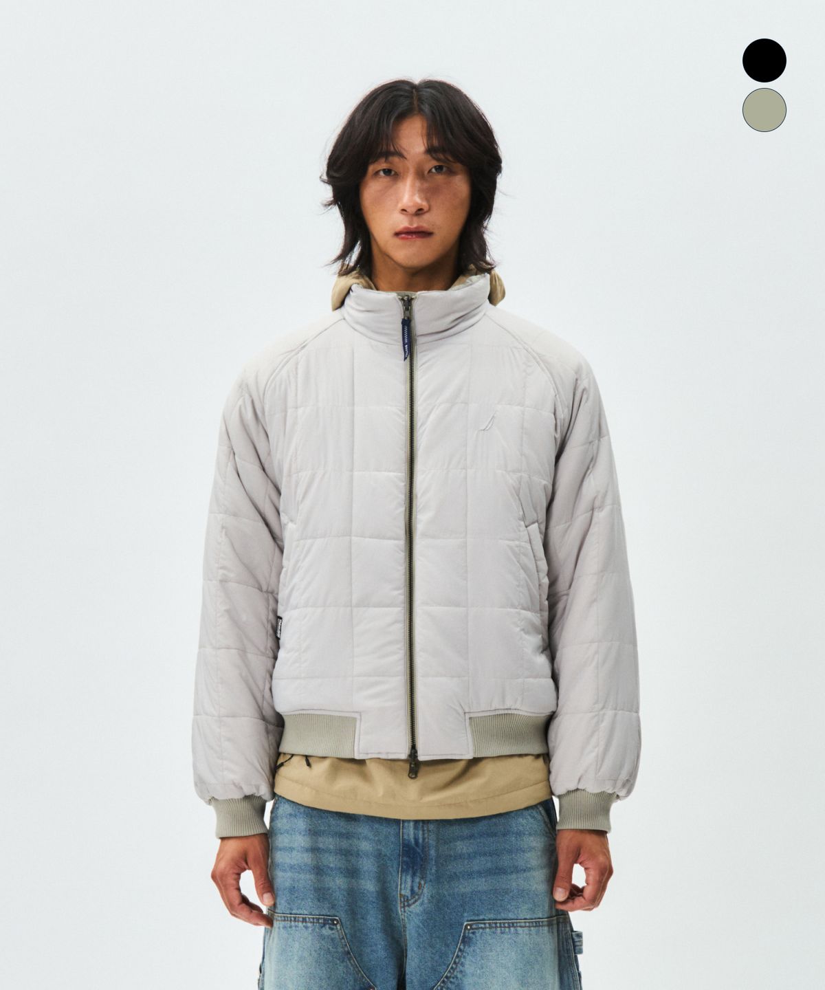 노티카(NAUTICA) 83플래그 리버시블 요트 패디드 파카 NPD0775