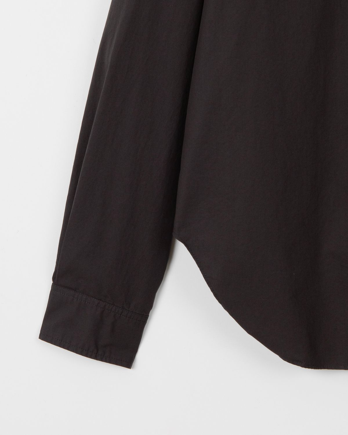 디앤드퀘스천(THEENDQUESTION) Cotton bio shirt / DARK GRAY