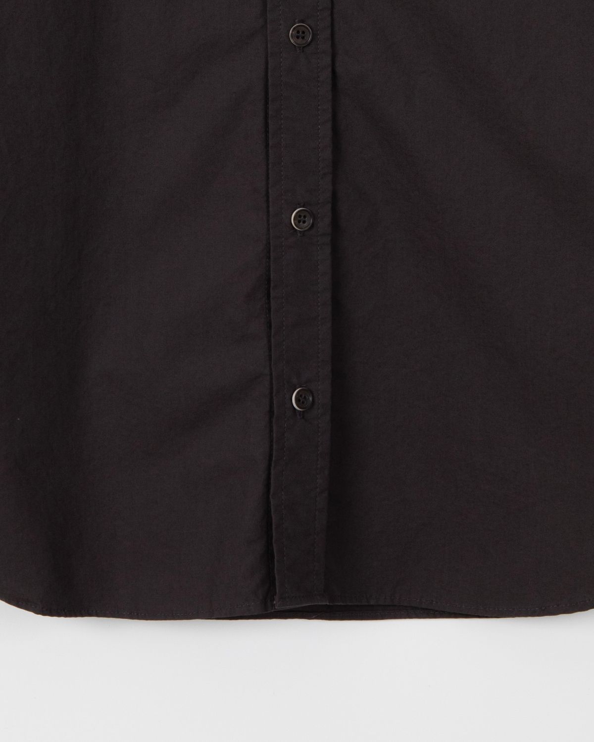 디앤드퀘스천(THEENDQUESTION) Cotton bio shirt / DARK GRAY