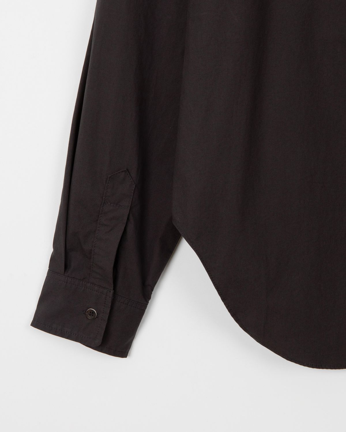디앤드퀘스천(THEENDQUESTION) Cotton bio shirt / DARK GRAY
