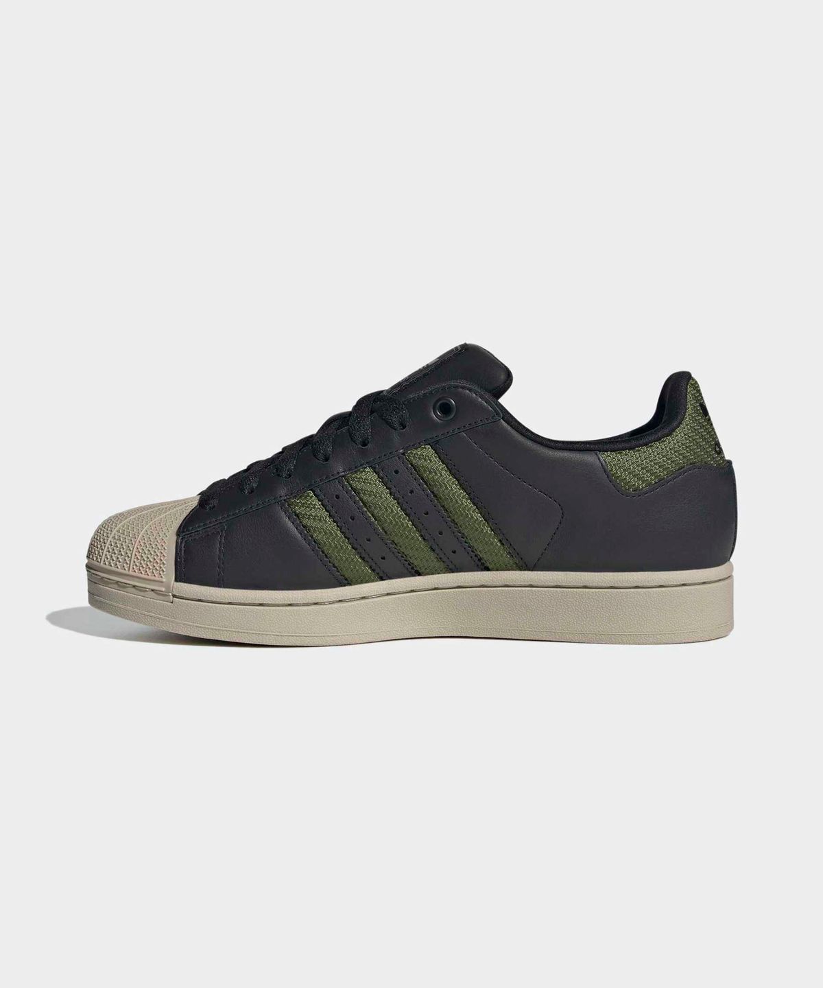아디다스(ADIDAS) 슈퍼스타 II - 블랙:테크올리브 / JQ3182