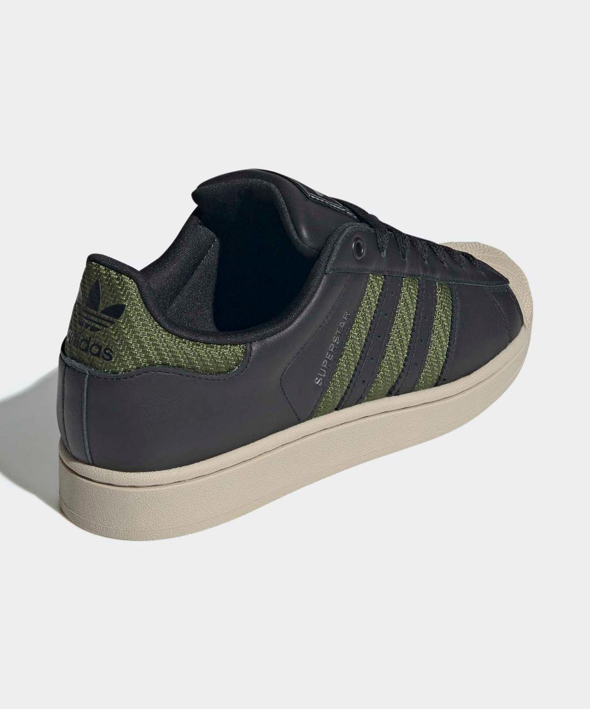 아디다스(ADIDAS) 슈퍼스타 II - 블랙:테크올리브 / JQ3182