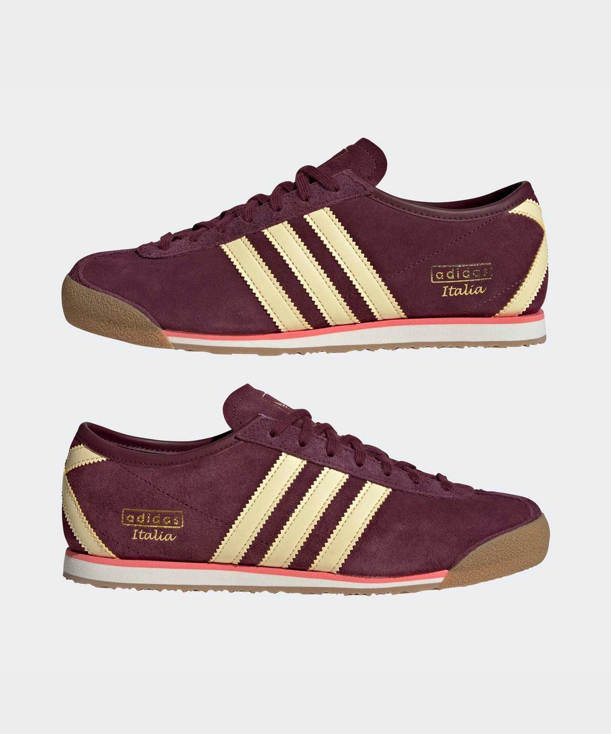 아디다스(ADIDAS) 이탈리아 70s - 마룬:옐로우 / JQ6929