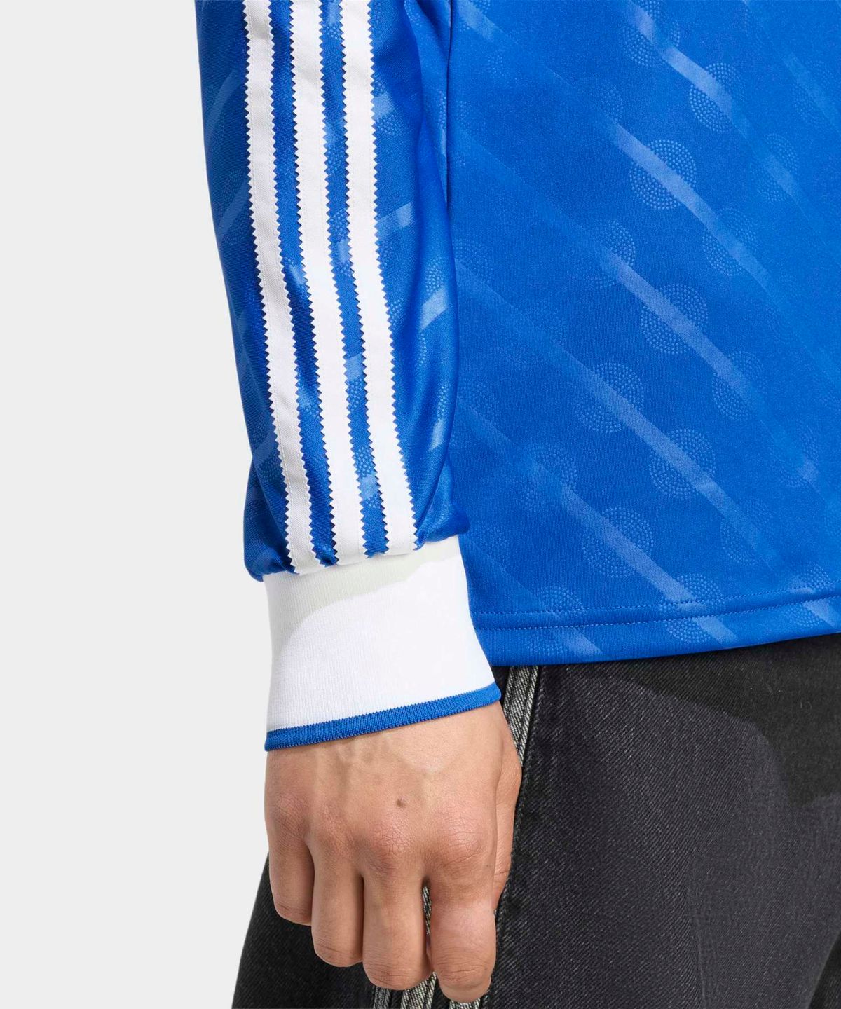 아디다스(ADIDAS) 레알 마드리드 25/26 롱 슬리브 TF 저지 - 블루 / JW4054