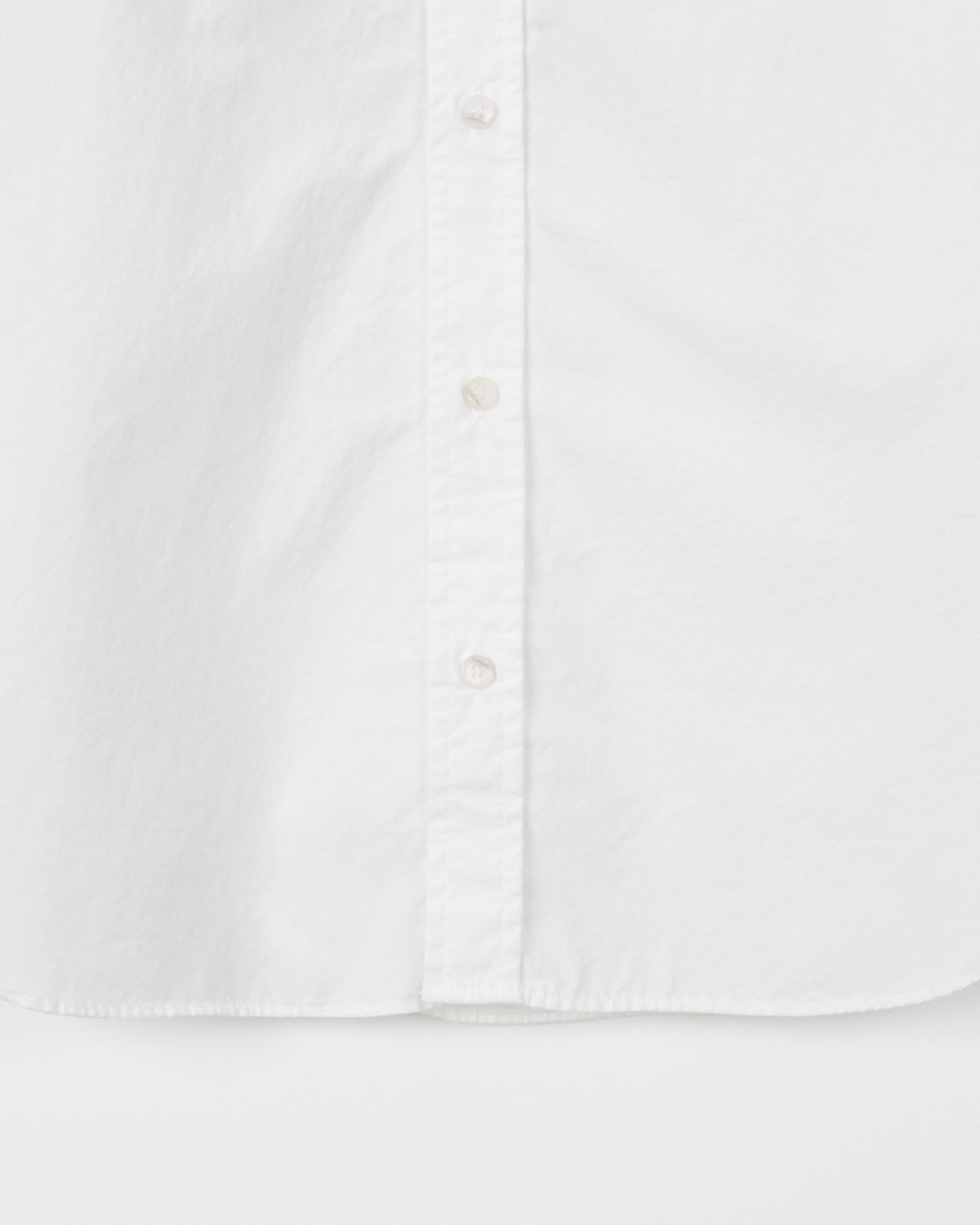 디앤드퀘스천(THEENDQUESTION) Cotton bio shirt / WHITE