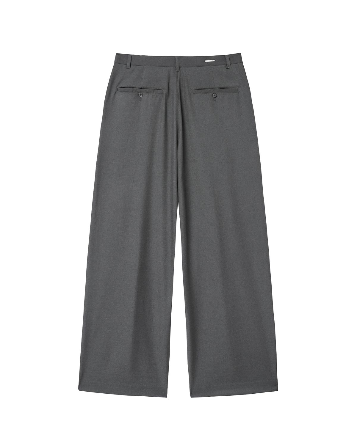 미세키서울 맨(MISEKISEOUL MEN) Two tuck wide pants CHARCOAL