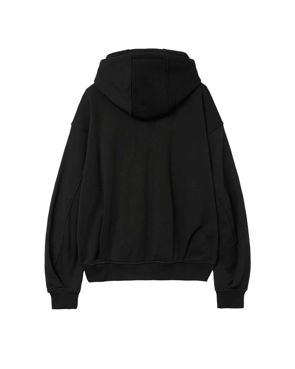 미세키서울 맨(MISEKISEOUL MEN) Invisible pocket full zip-up hoodie BLACK