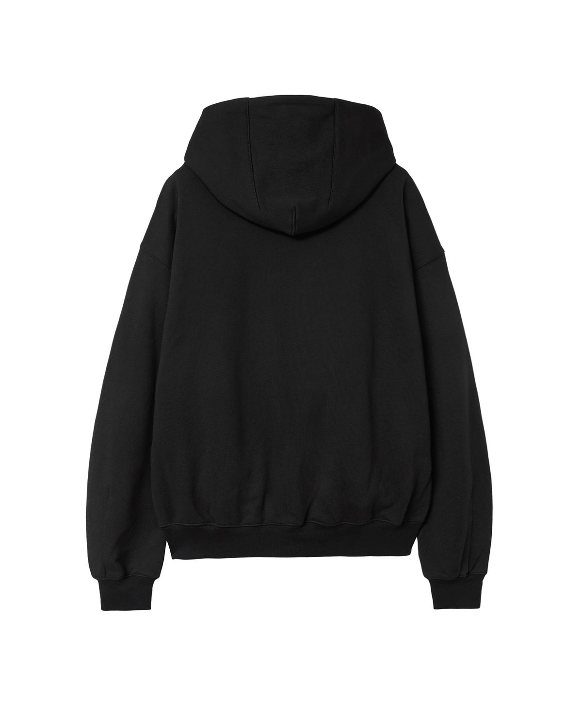 미세키서울 맨(MISEKISEOUL MEN) Invisible pocket darted hoodie BLACK