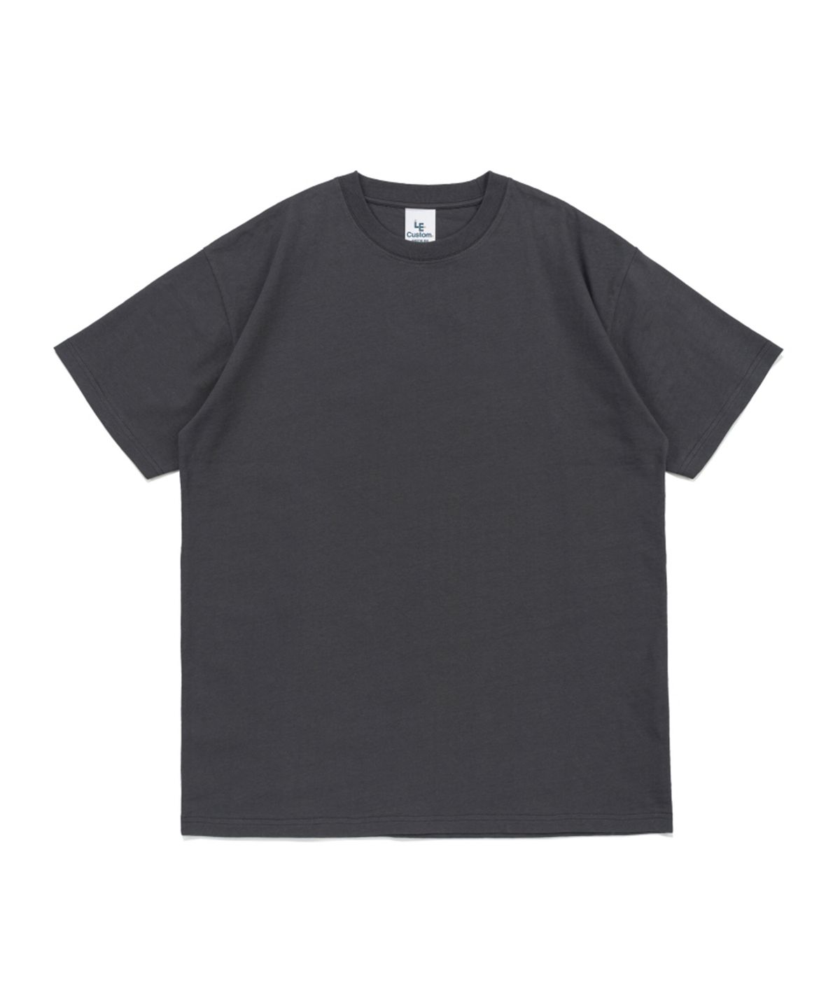 르커스텀(LE CUSTOM) 더 에센셜 18S 무지 반팔티 (차콜)
