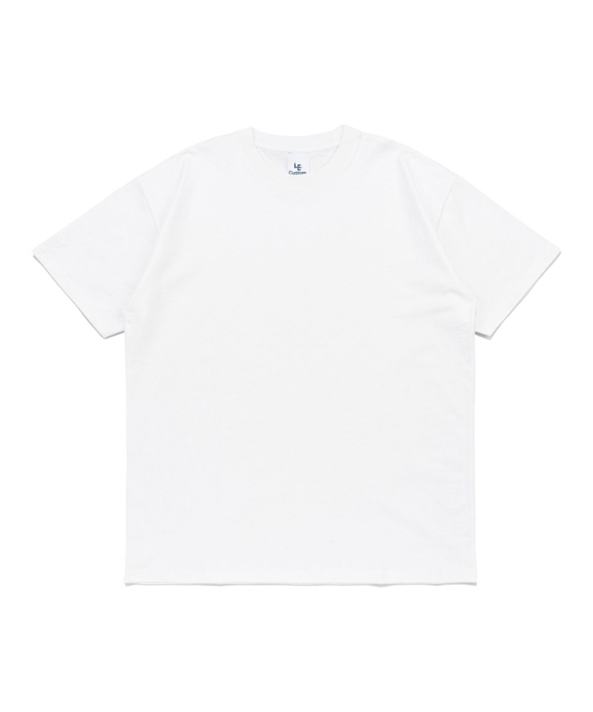 르커스텀(LE CUSTOM) 더 에센셜 18S 무지 반팔티 (화이트)