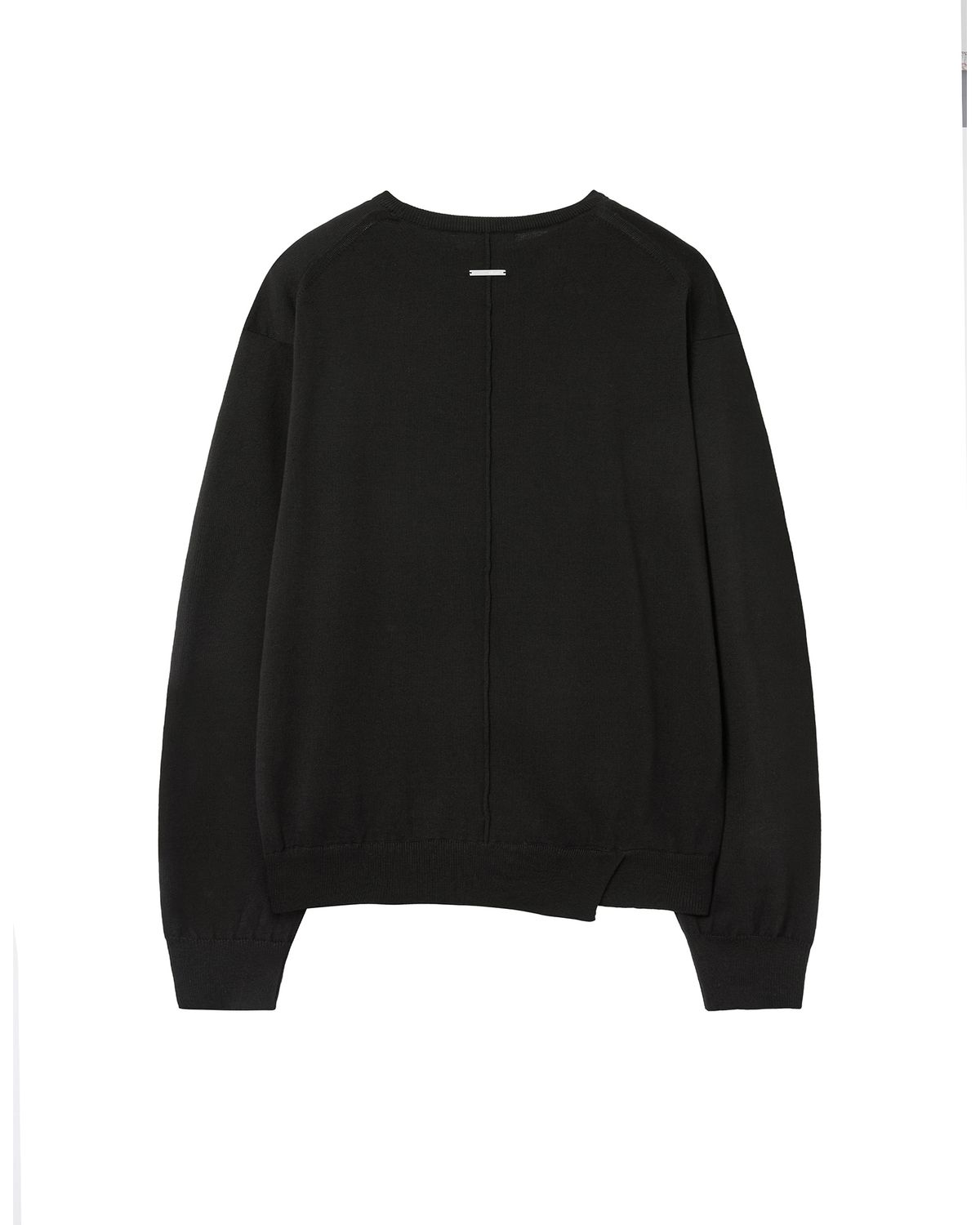 미세키서울 맨(MISEKISEOUL MEN) Slash line knit BLACK