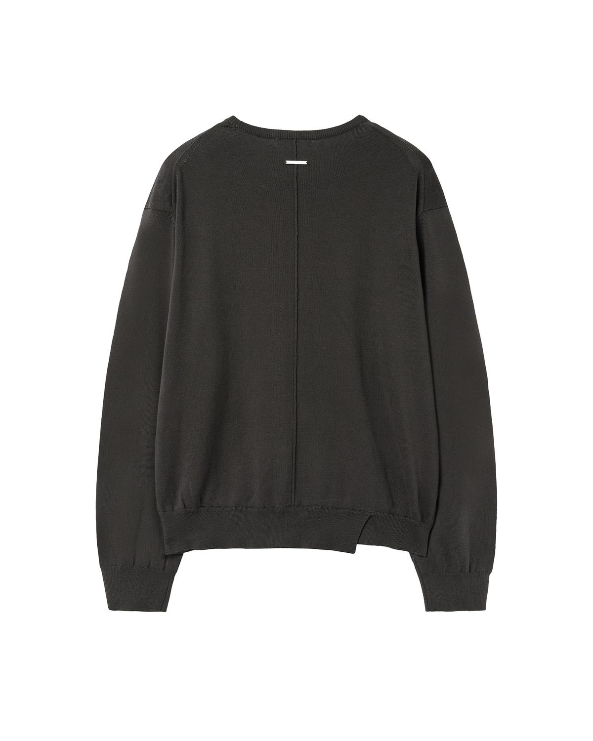 미세키서울 맨(MISEKISEOUL MEN) Slash line knit CHARCOAL