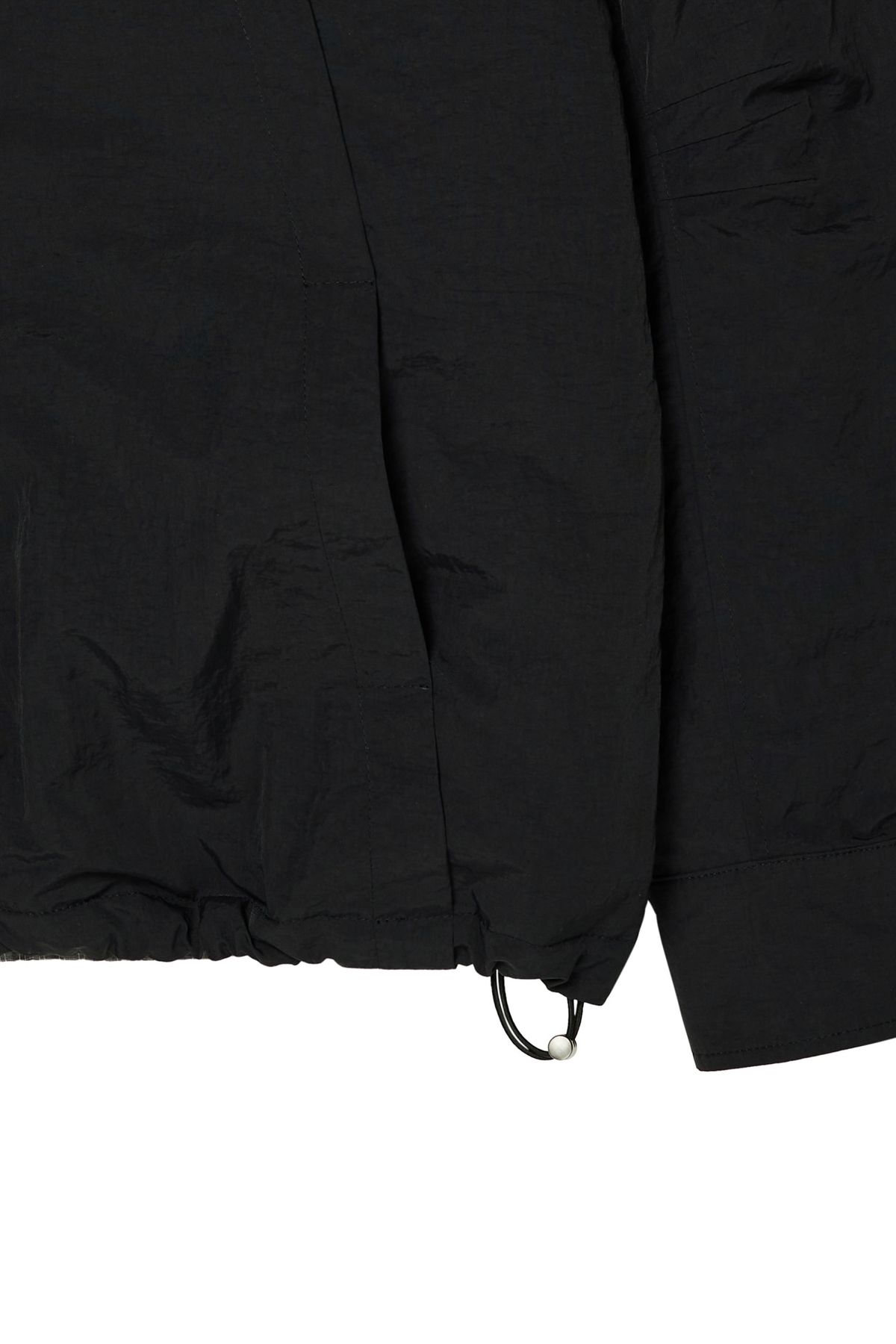 다이닛(DEINET) DEINET CHECK CONTRAST BOMBER JACKET IN BLACK