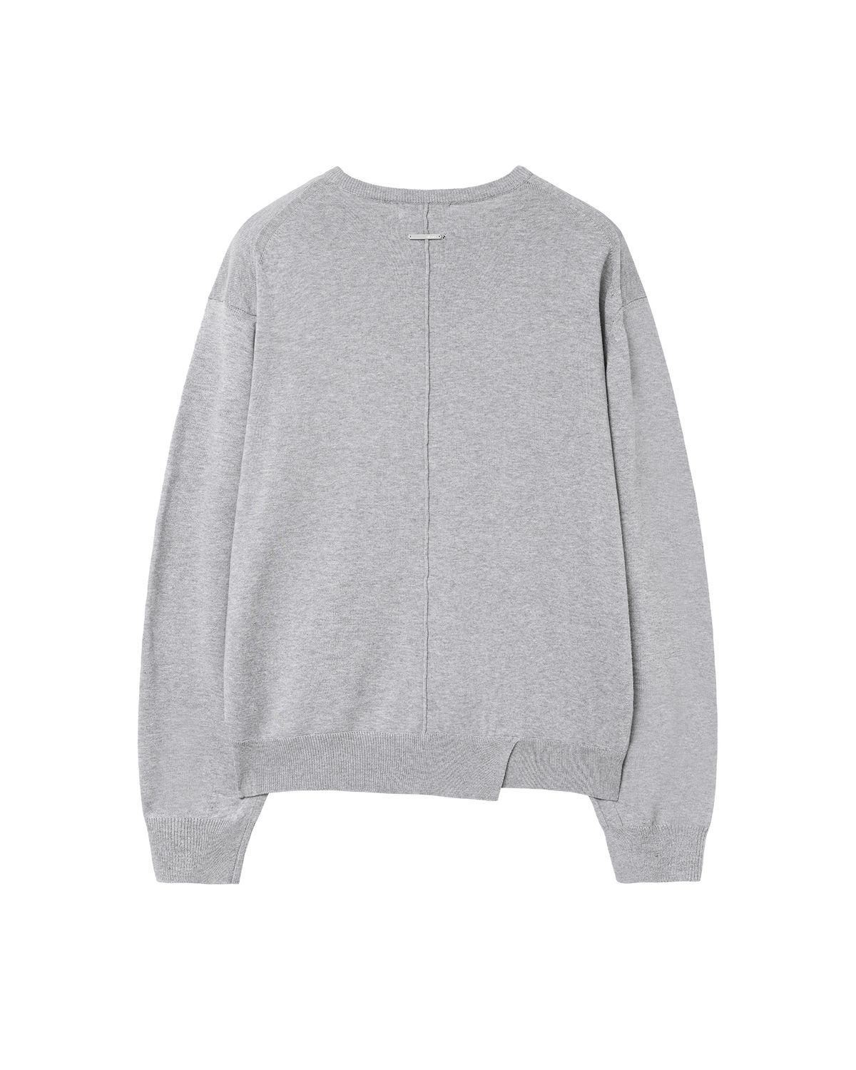 미세키서울 맨(MISEKISEOUL MEN) Slash line knit GREY