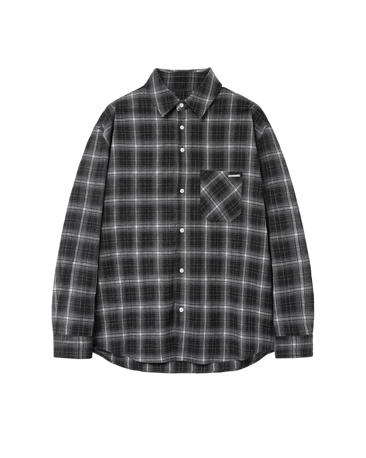 미세키서울 맨(MISEKISEOUL MEN) Stitched pocket check shirt BLACK