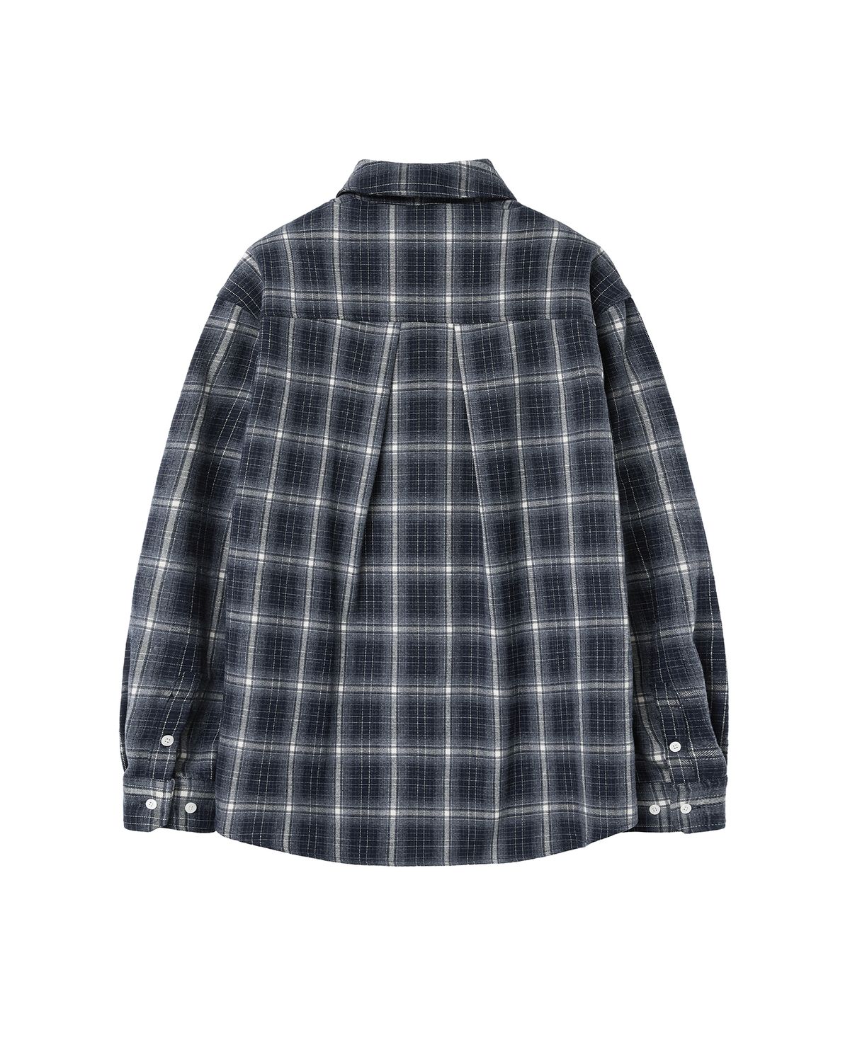 미세키서울 맨(MISEKISEOUL MEN) Stitched pocket check shirt NAVY