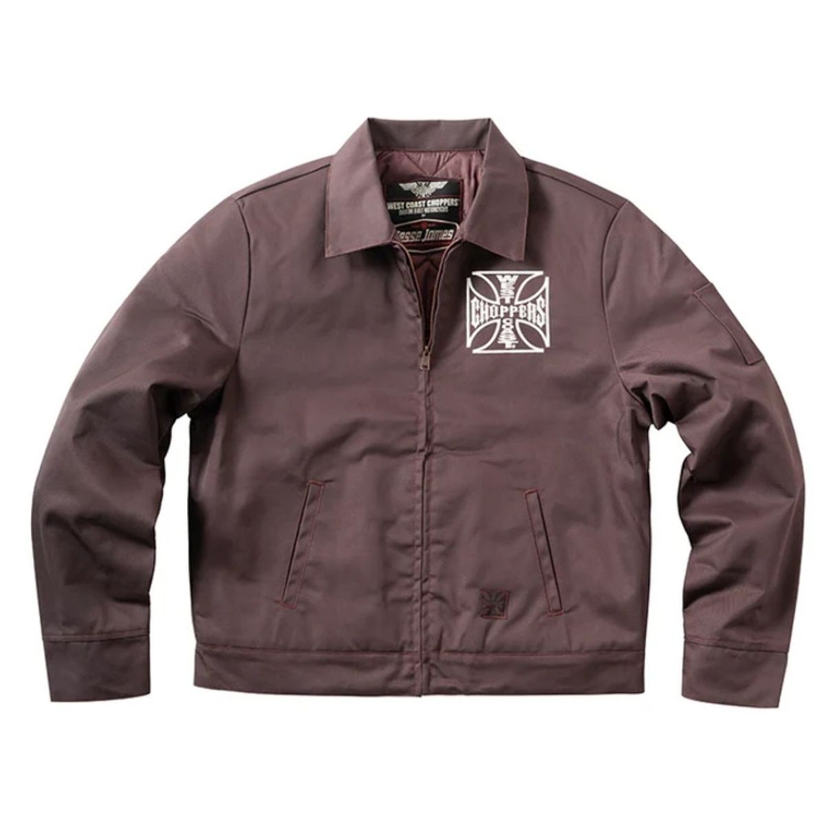 웨스트코스트챠퍼스(WEST COAST CHOPPERS) WCC OG LINED WORKJACKET - CHOCOLATE BROWN