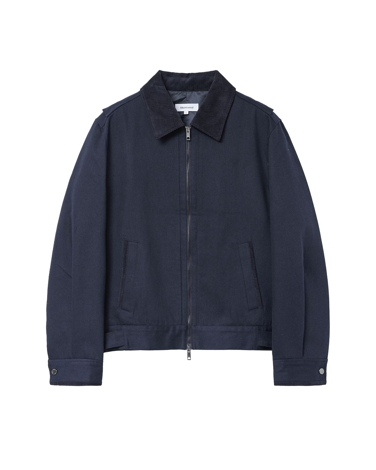 미세키서울 맨(MISEKISEOUL MEN) Side strap work jacket DARK NAVY