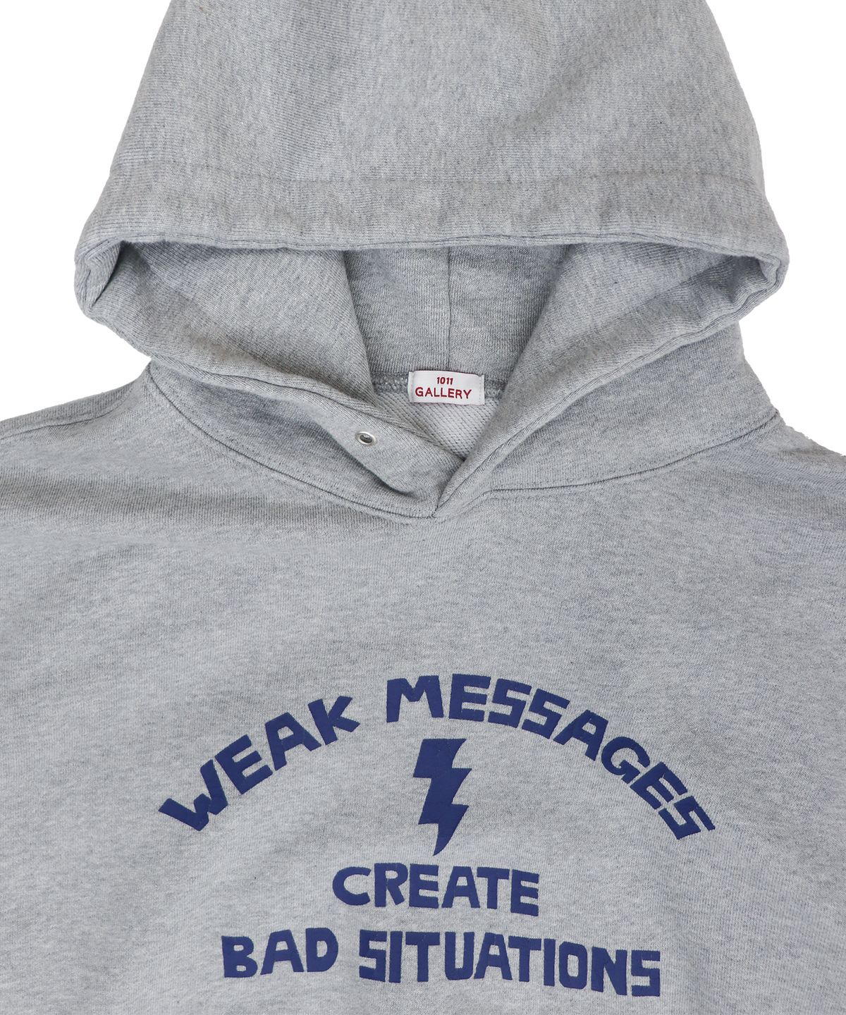 1011갤러리(1011 GALLERY) Weak Messages Hoodie - Gray